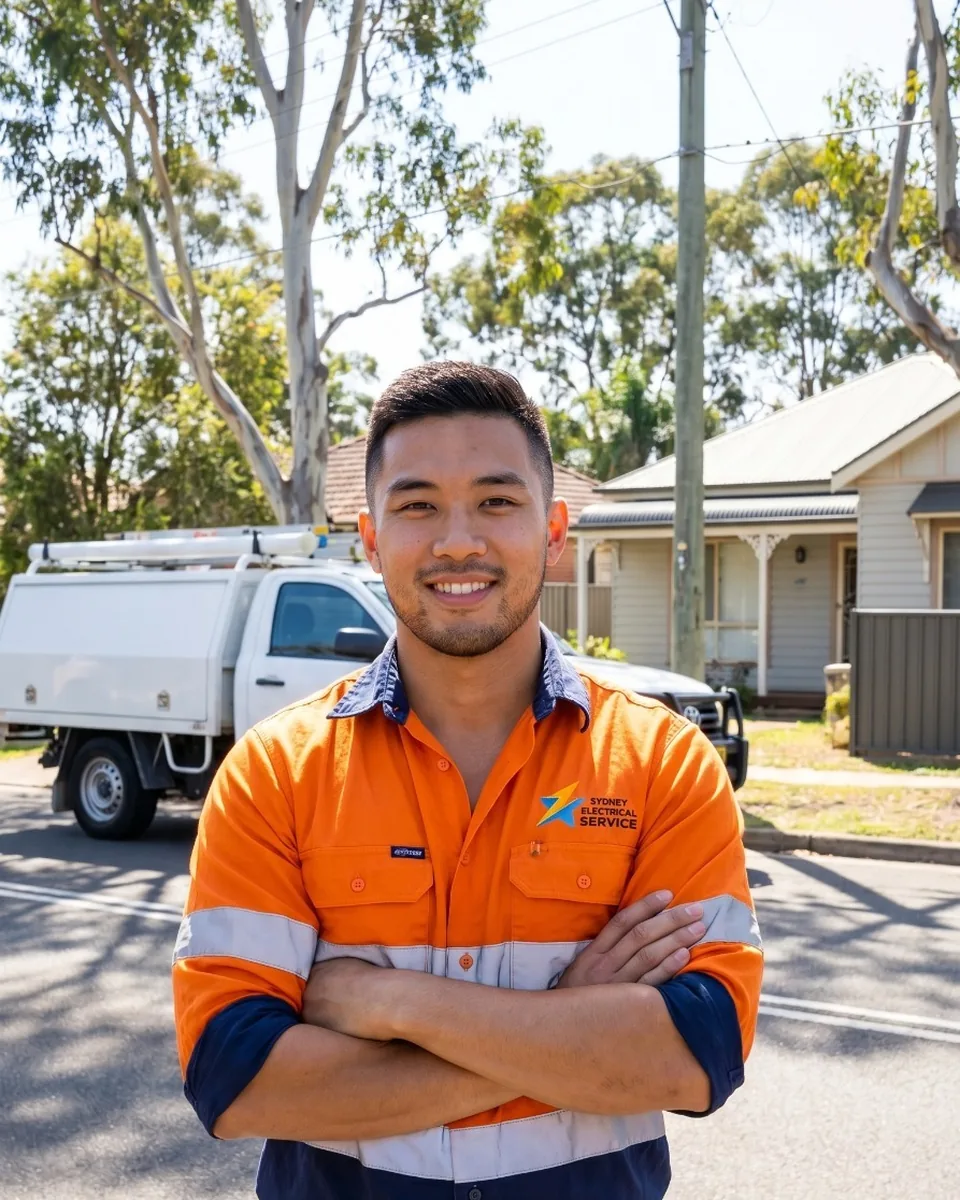 A licensed Sydney Electrical Service electrician ready to help