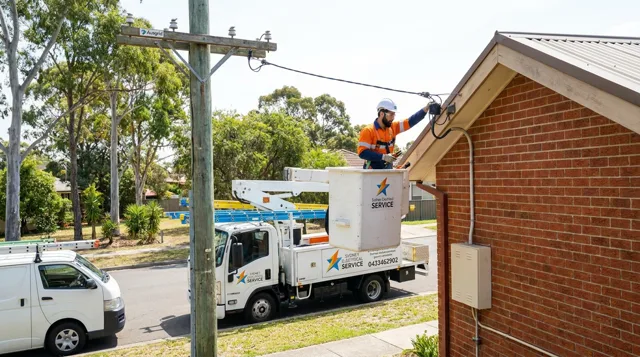 Overhead Service Connection — Sydney Electrical Service