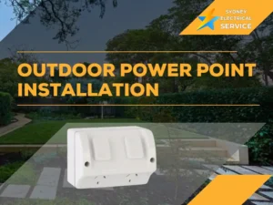 Outdoor Power Point Installation