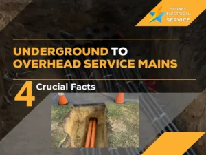 Underground to Overhead Service Mains UGOH